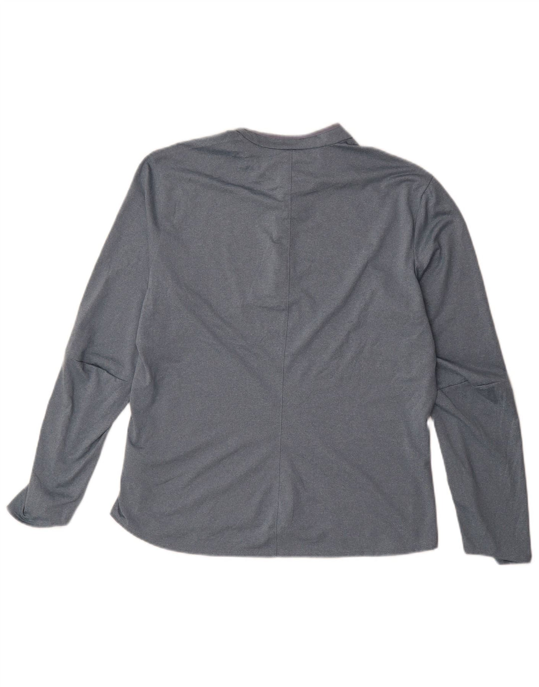 Adidas Climalite Femei Zip Neck Pullover Trening Top UK 20/22 XL Gri