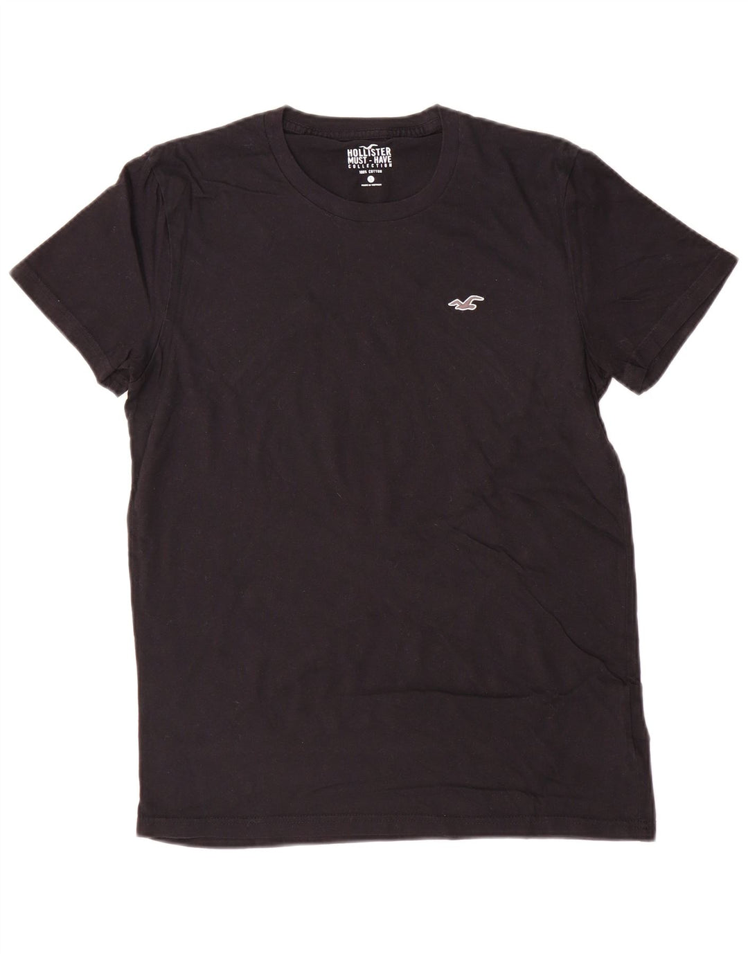 HOLLISTER Tricou Bărbați Top Mic Negru Bumbac