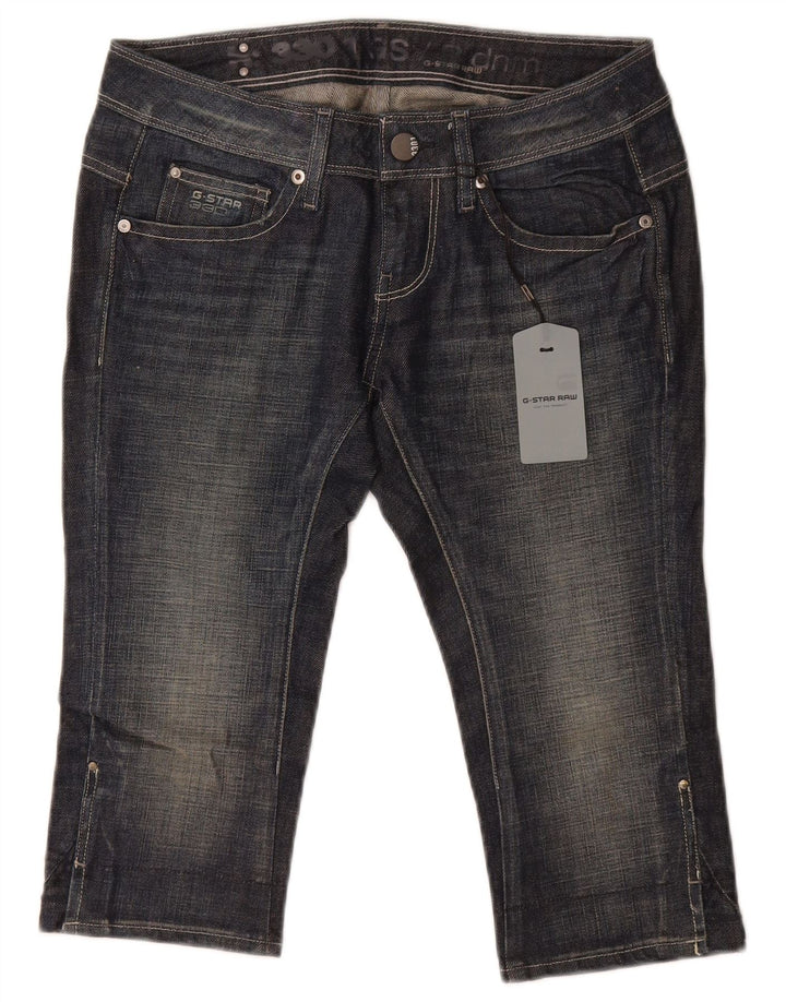 Blugi Capri pentru femei G-Star W28 L17 Bumbac albastru