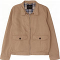 Marks & Spencer pentru bărbați Blue Harbour Bomber Jacket UK 38, bumbac mediu bej