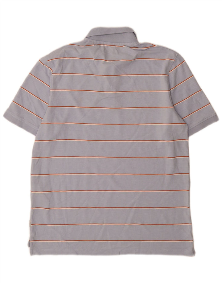 Tricou polo Jack & Jones pentru bărbați, bumbac cu dungi albastre medii
