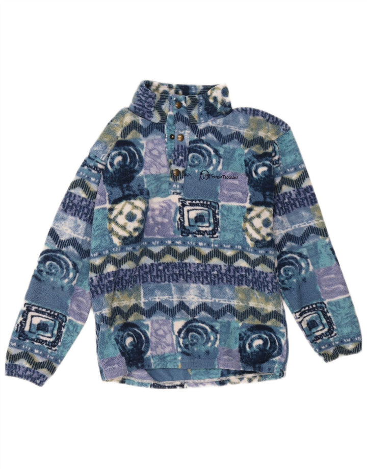 Sergio Tacchini Băieți Pulover Fleece 10-11 Ani Multicolor Retro