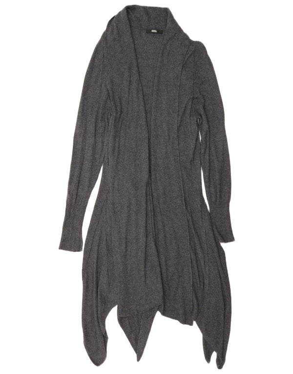Pulover cardigan asimetric pentru femei Marks & Spencer UK 14 gri mediu