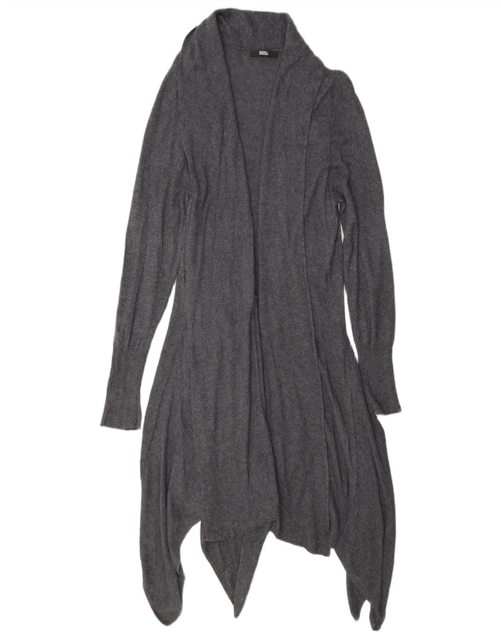 Pulover cardigan asimetric pentru femei Marks & Spencer UK 14 gri mediu