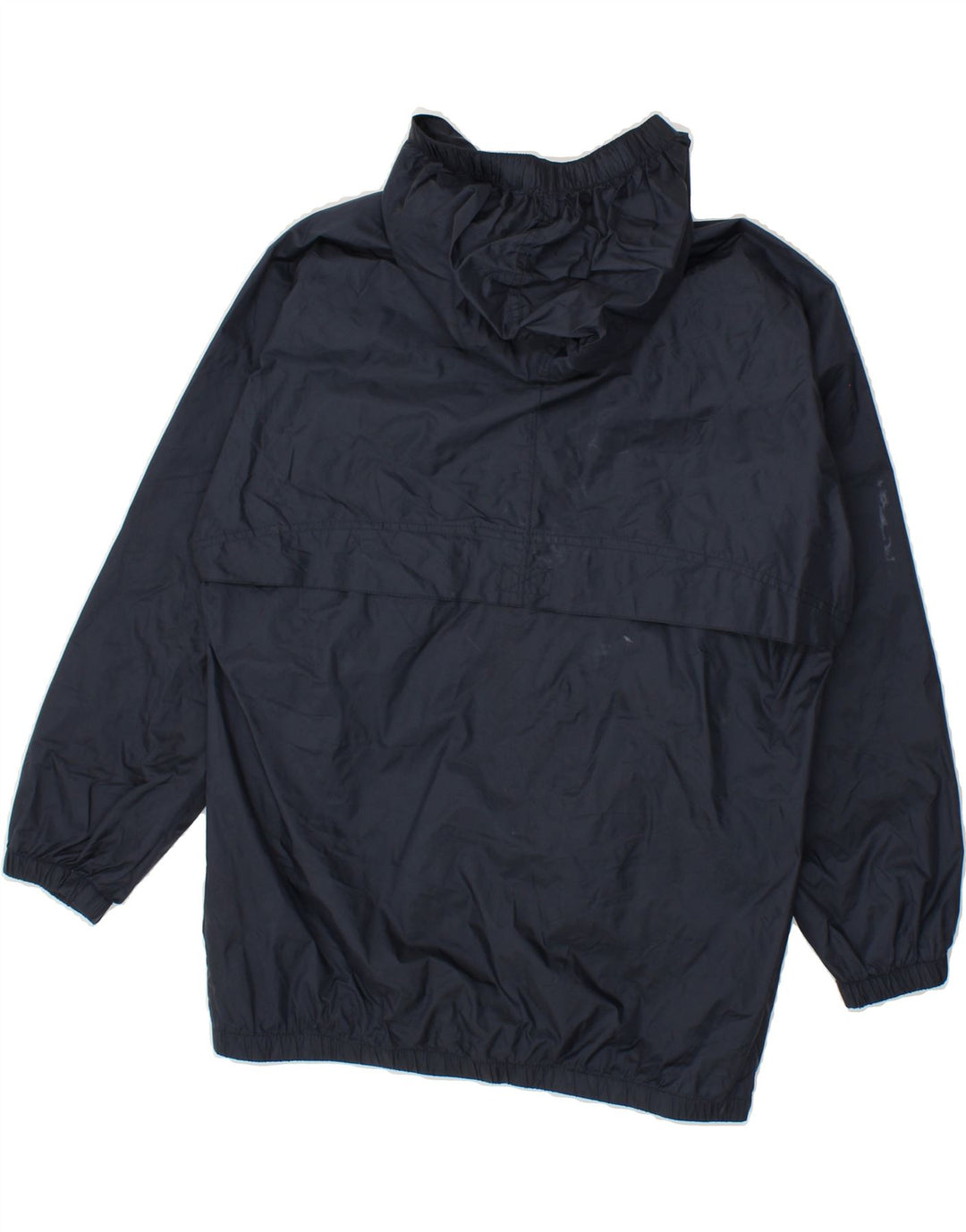 CHAMPION Boys Hooded Raincoat 11-12 Years Large  Navy Blue Polyamide Vintage Champion and Second-Hand Champion from Messina Hembry 