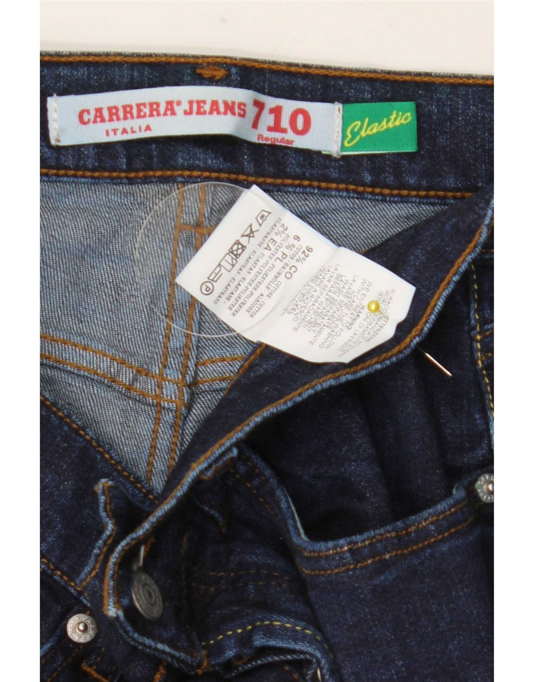 Blugi drepti obișnuiți pentru bărbați Carrera IT 48 Medium L32 L34 Bumbac bleumarin