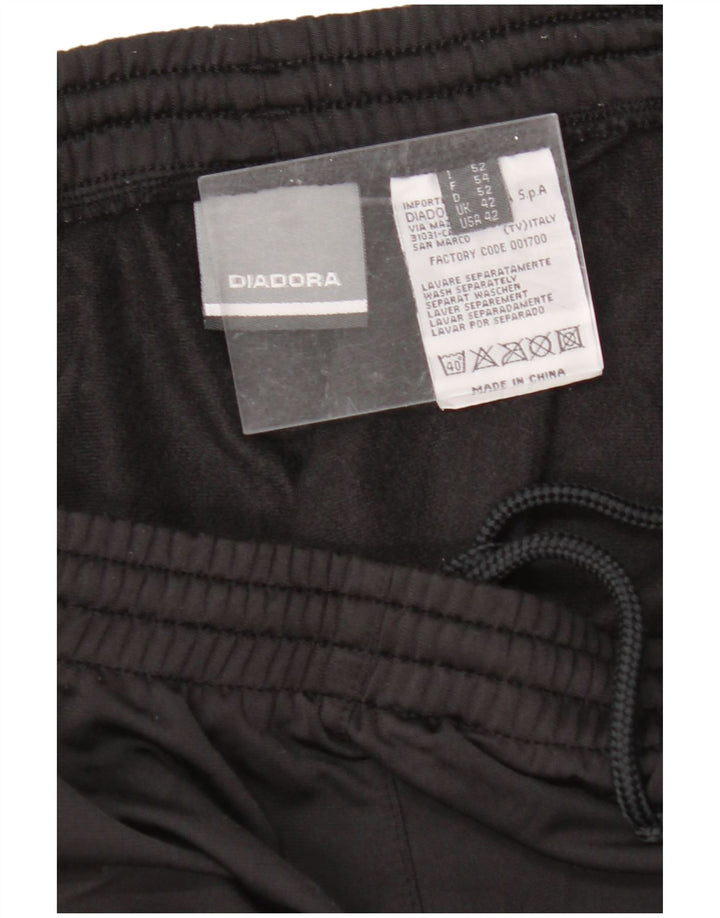 DIADORA Mens Tracksuit Trousers 2XL  Black Polyester