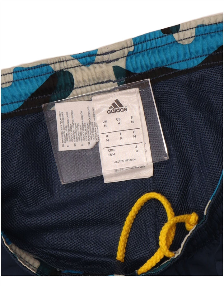 Pantaloni de trening ADIDAS pentru bărbați, poliester bloc de culoare albastru marin mediu