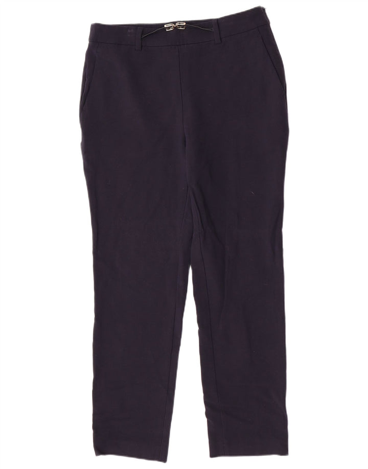 Massimo Dutti Pantaloni de costum subțiri pentru femei EU 40 Mediu L30 L27 Lână bleumarin
