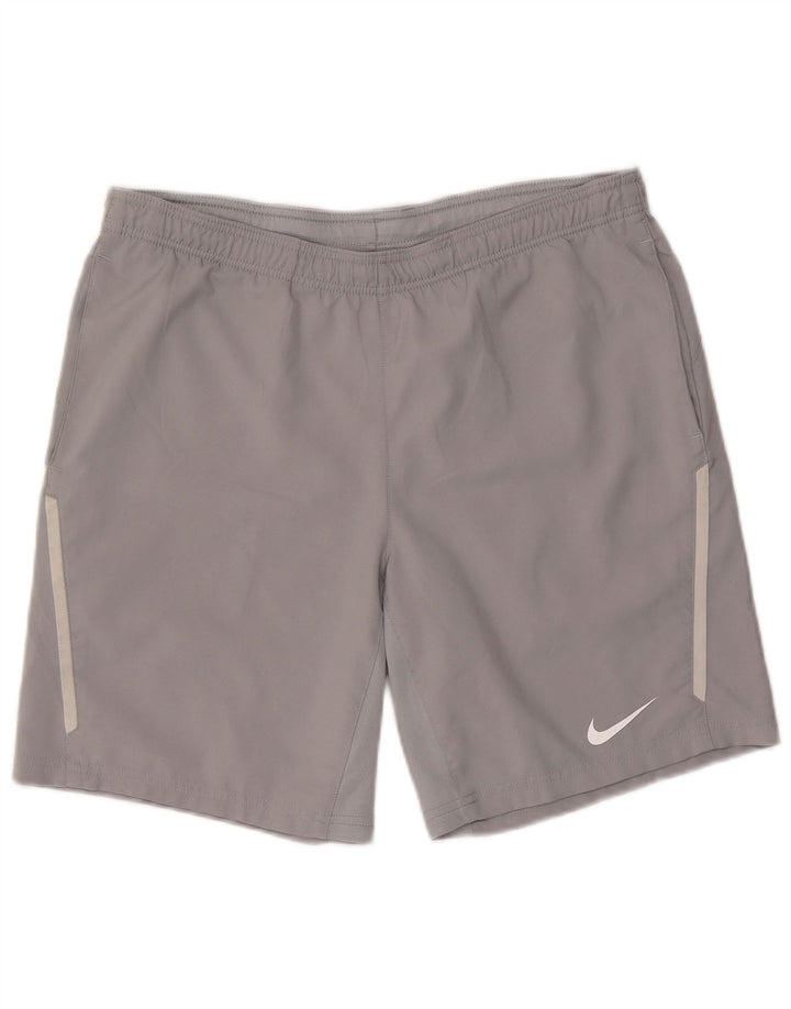 Pantaloni scurți sport Nike Dri Fit pentru bărbați, gri mediu, poliester