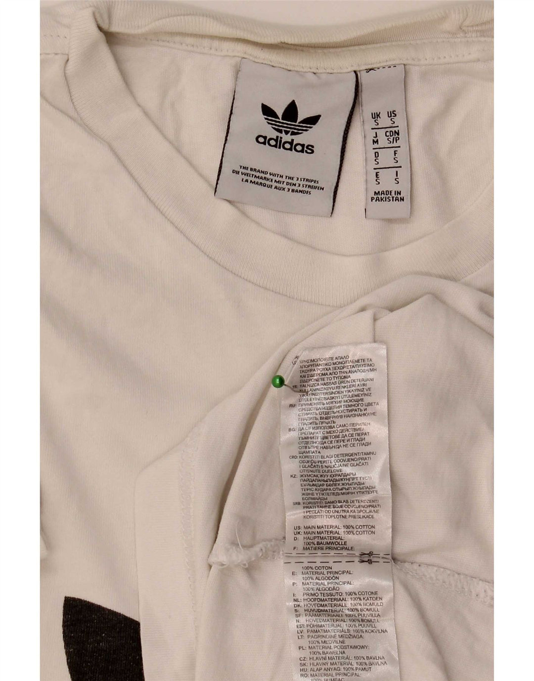 Tricou grafic pentru bărbați Adidas Top mic, alb, bumbac