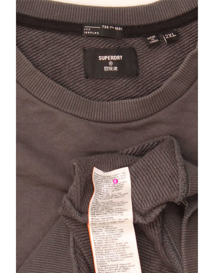 Pulover Superdry pentru bărbați, 2XL, gri