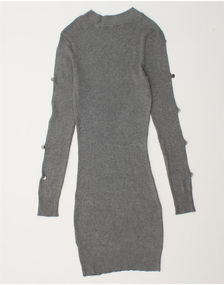 Rochie Jumper pentru femei Lipsy UK 14 Medium Gri Viscose
