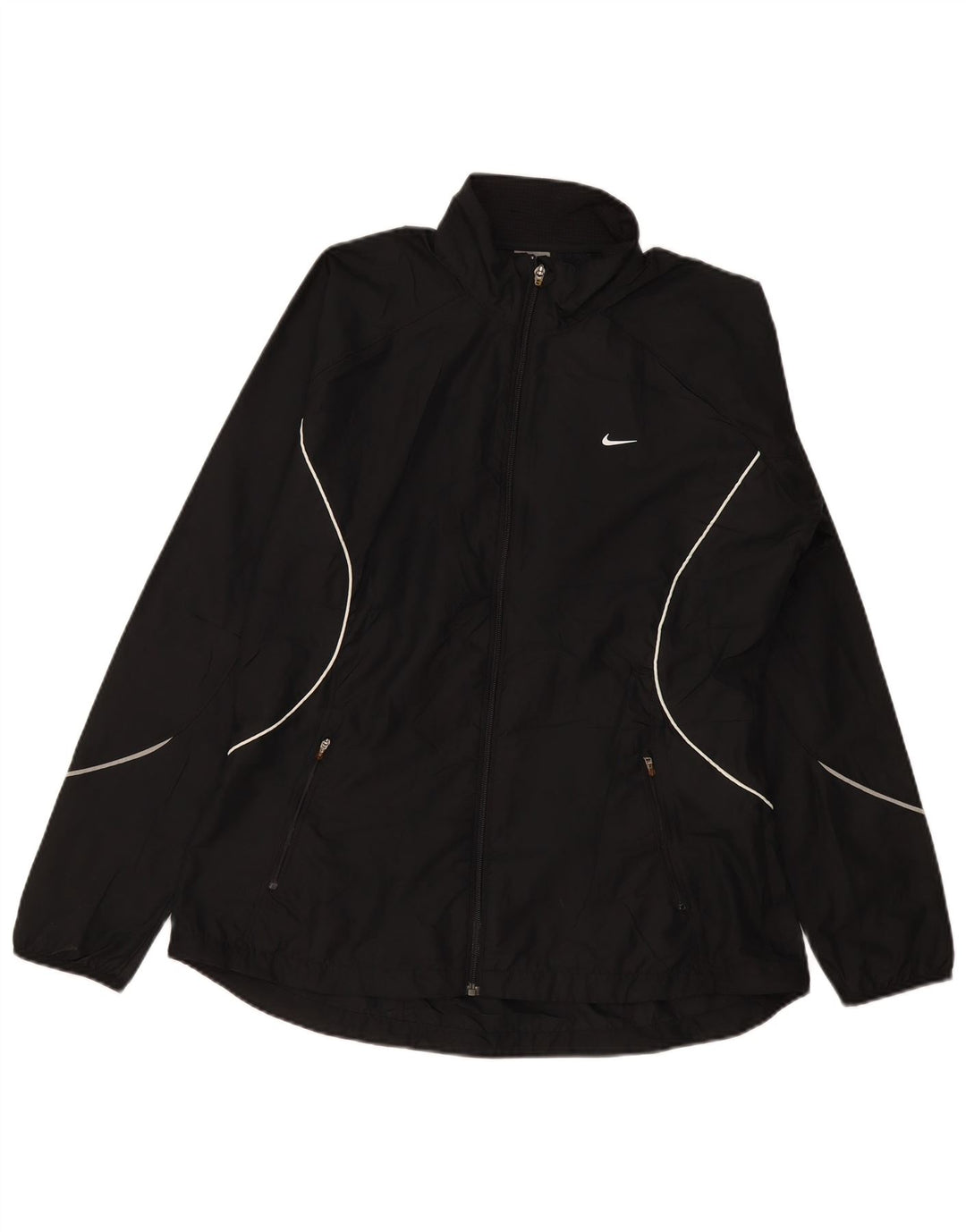Jachetă de trening Nike pentru femei UK 16/18 XL, poliester negru