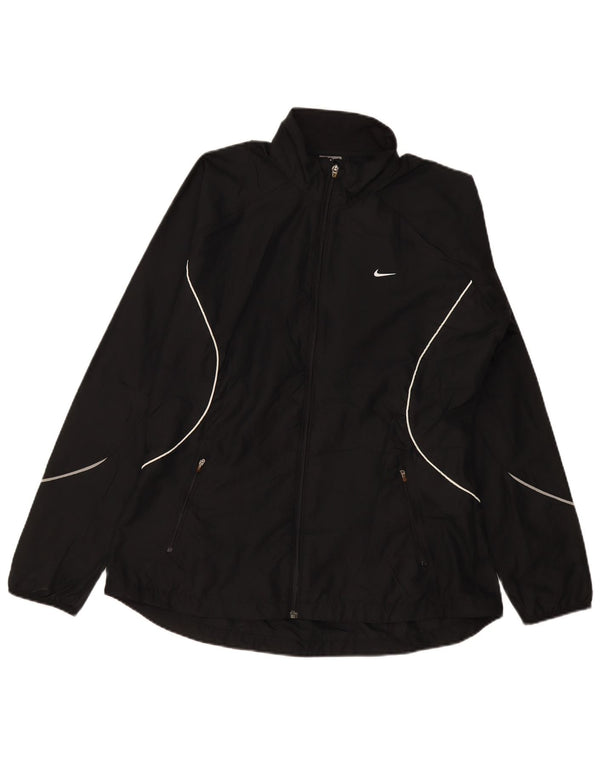 Jachetă de trening Nike pentru femei UK 16/18 XL, poliester negru