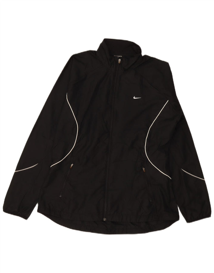 Jachetă de trening Nike pentru femei UK 16/18 XL, poliester negru