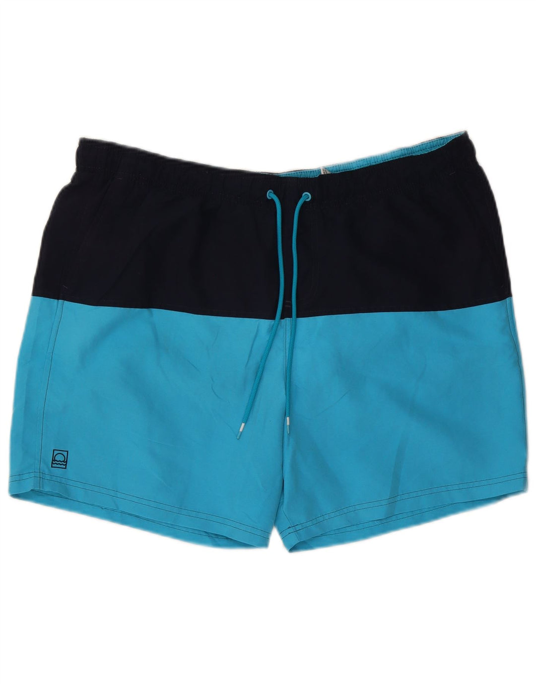Pantaloni scurți de înot pentru bărbați Marks & Spencer XL, albastru, poliester color bloc