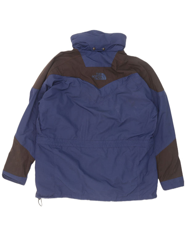 Jachetă de ploaie cu glugă pentru bărbați The North Face UK 42 XL Albastru Colorblock
