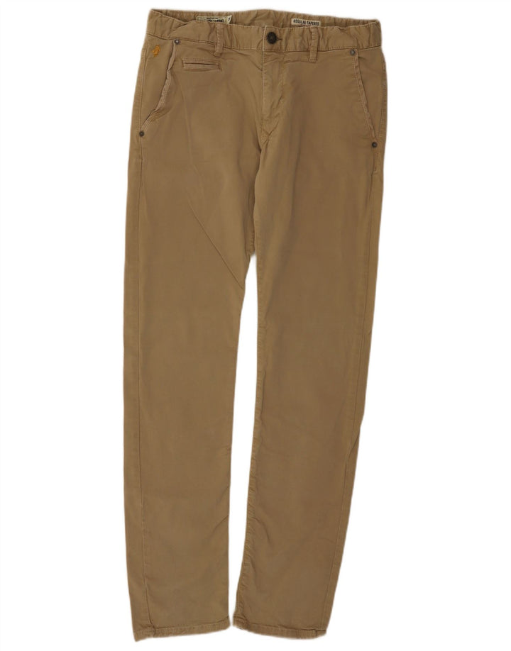 Pantaloni chino conici pentru femei Marlboro Classics L32 L34 Bej
