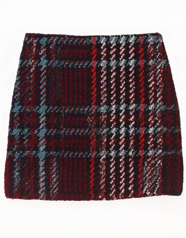 Fusta mini pentru femei Marks & Spencer UK 16 Large W34 Multicolor Check