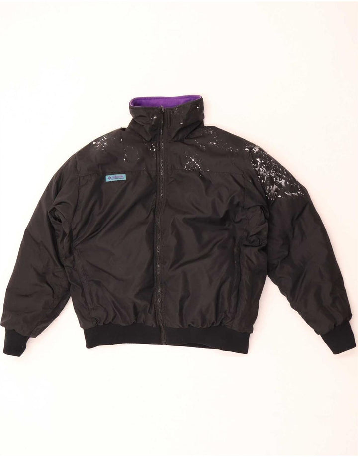 Jachetă căptușită reversibilă Columbia pentru femei UK 16, mare, mov, bloc de culoare