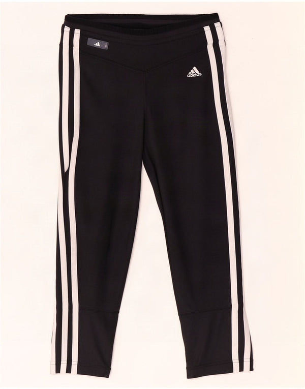 Leggings Adidas Climacool Capri pentru femei UK 10 Poliamidă neagră mică