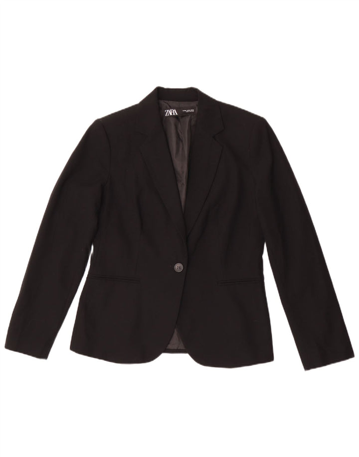 Jachetă Blazer Femei Zara 1 Buton EU 38 Mic Negru
