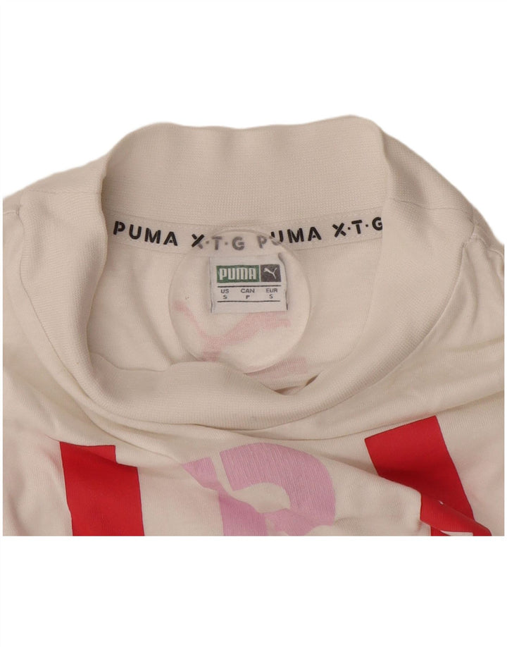 Tricou grafic Puma pentru femei Top UK 10 Small White