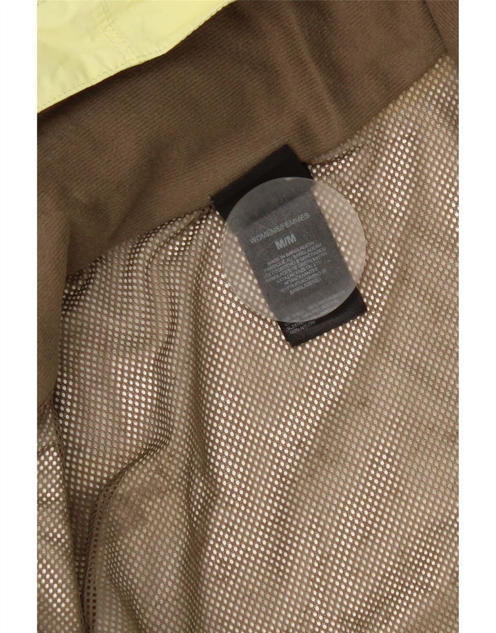 Jachetă de ploaie cu glugă The North Face pentru femei UK 14 Medium Yellow Nylon
