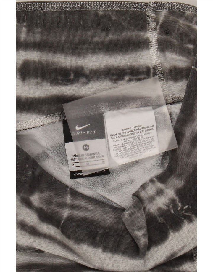 Leggings Capri Nike pentru femei UK 14, gri mediu, bumbac Tie Dye