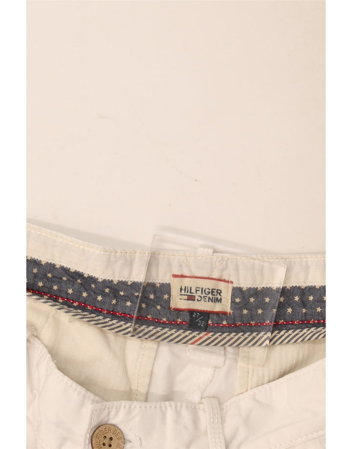 Pantaloni chino slim pentru femei Tommy Hilfiger W27 L32 alb
