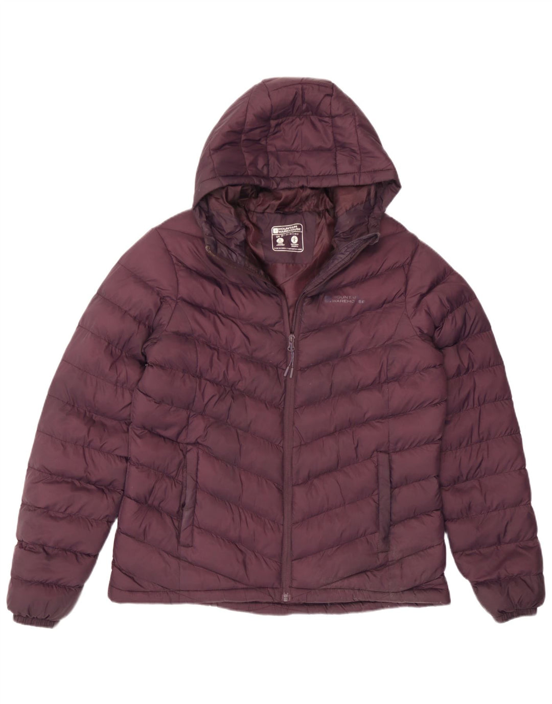 Jachetă căptușită cu glugă pentru femei Mountain Warehouse UK 10 Maroon mic