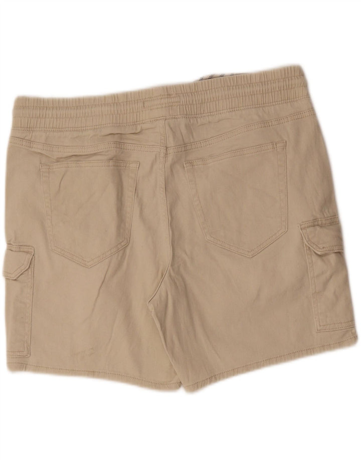 IZOD Mens Slim Fit Cargo Shorts Large W36  Beige Cotton Vintage Izod and Second-Hand Izod from Messina Hembry 