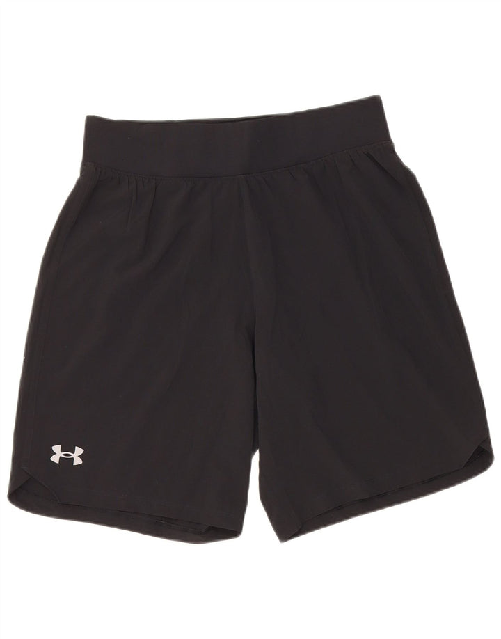 Pantaloni scurți sport Under Armour pentru bărbați, poliester mediu negru