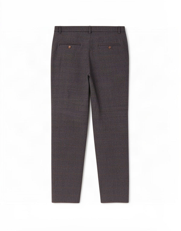 Marks & Spencer Womens Crop Suit Trousers UK 12 Medium W30 L25 Navy Blue