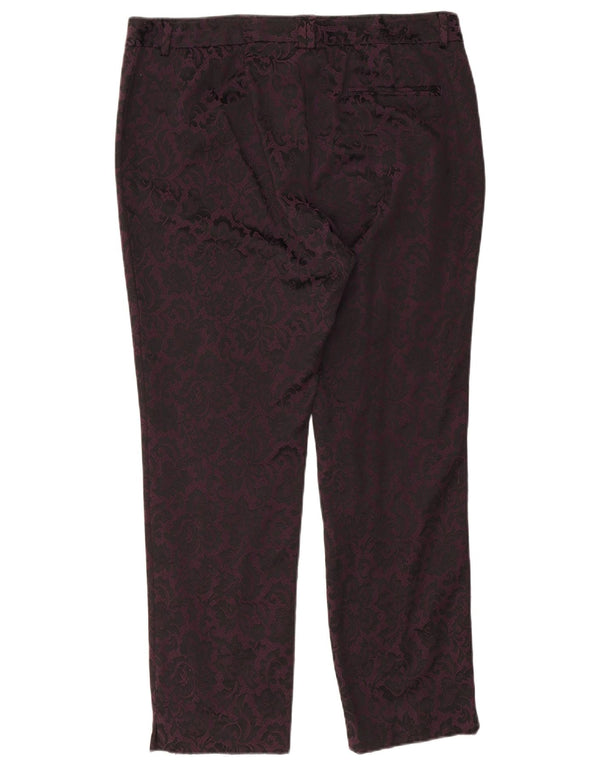 Pantaloni casual moderni pentru femei Marks & Spencer UK 16 Large W36 L27 Violet
