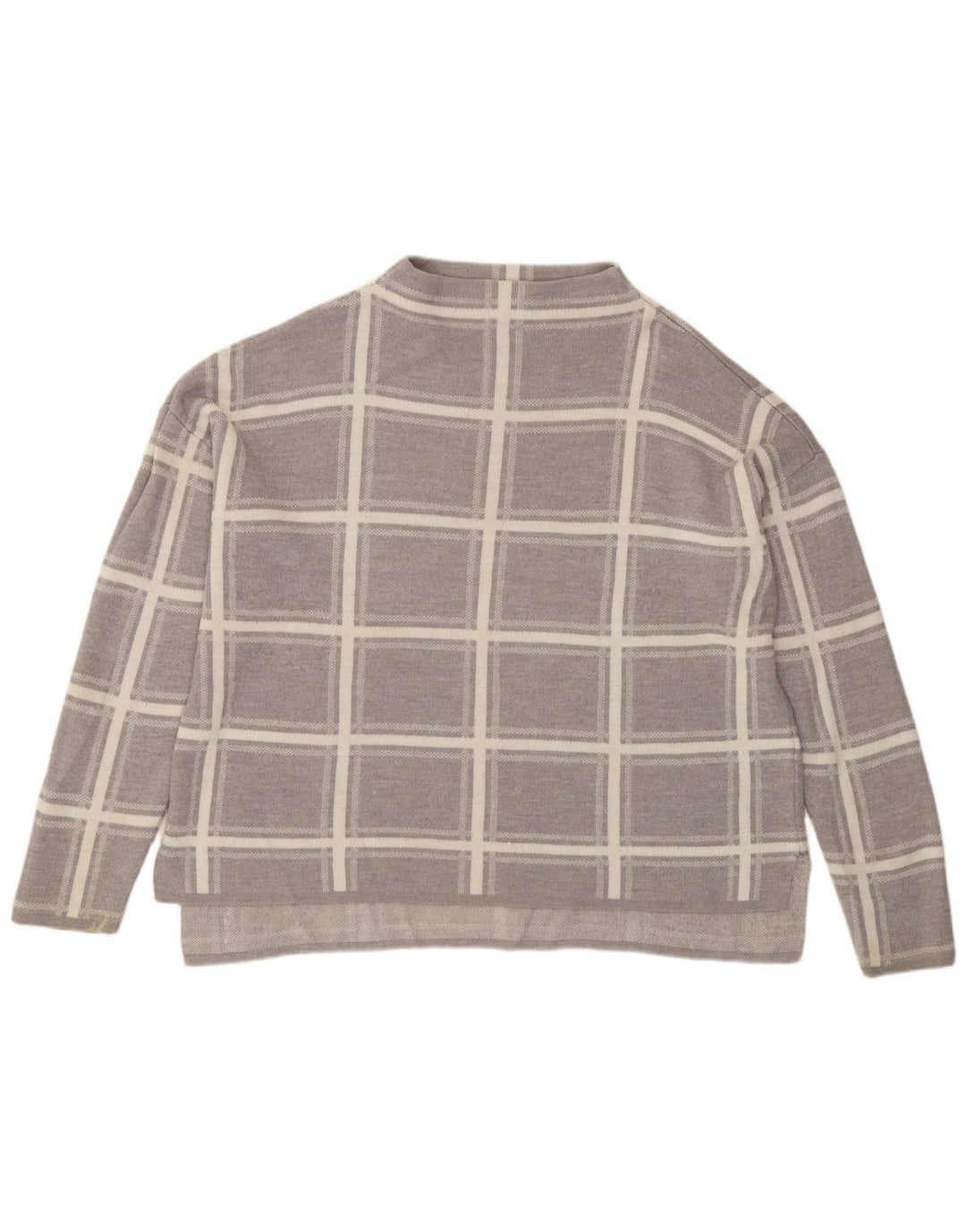 Pulover pentru femei Marks & Spencer cu decolteu rotund UK 16, mare, gri