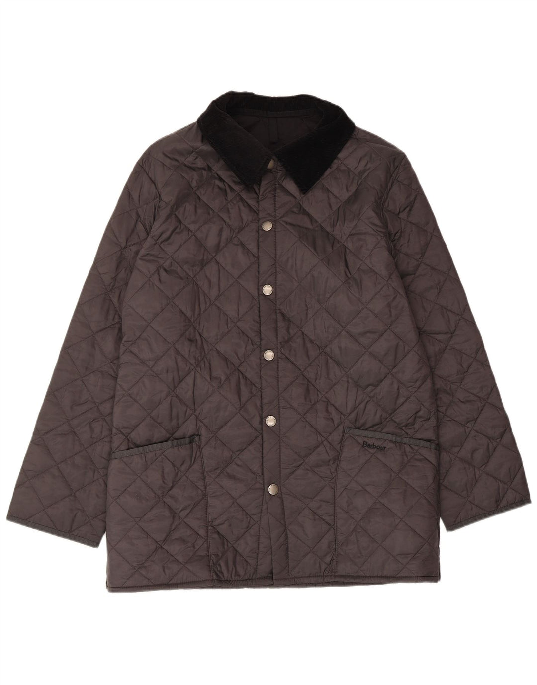 Jachetă matlasată Barbour pentru bărbați, cu o formă lejeră, UK 36 Poliamidă neagră mică