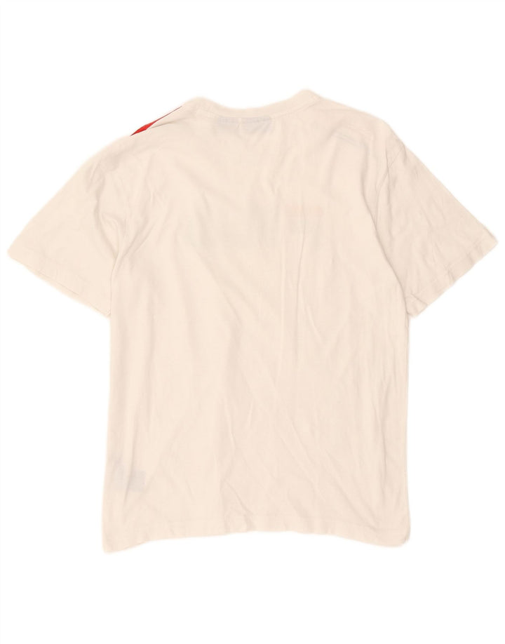 Tricou grafic Fila pentru bărbați Top mic Bumbac alb