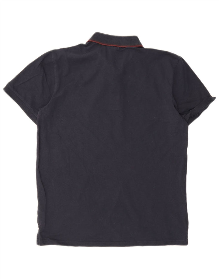 Cămașă polo pentru bărbați JACK & JONES Bumbac mediu albastru bleumarin
