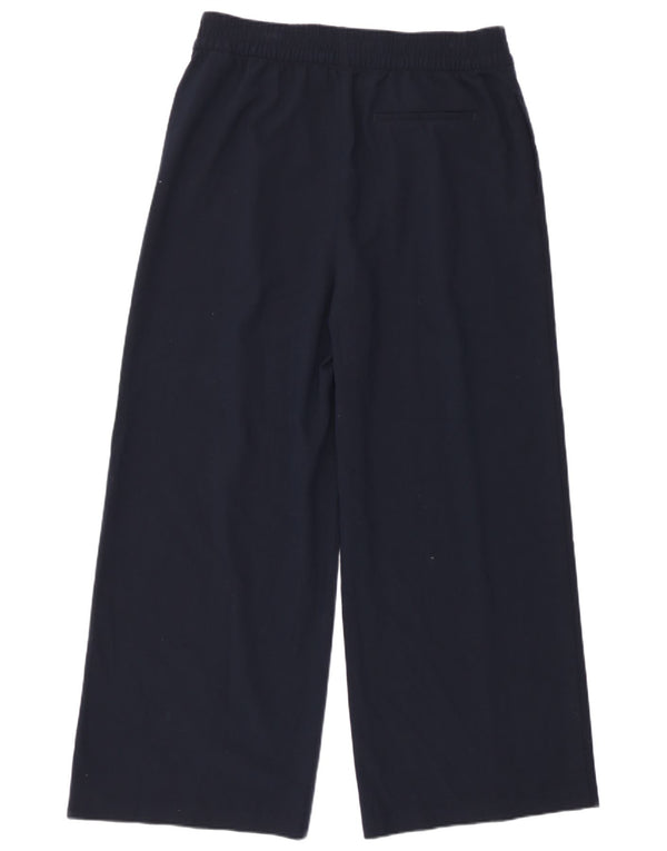Marks & Spencer Pantaloni casual pentru femei UK 14 Large W32 L28 Bleumarin