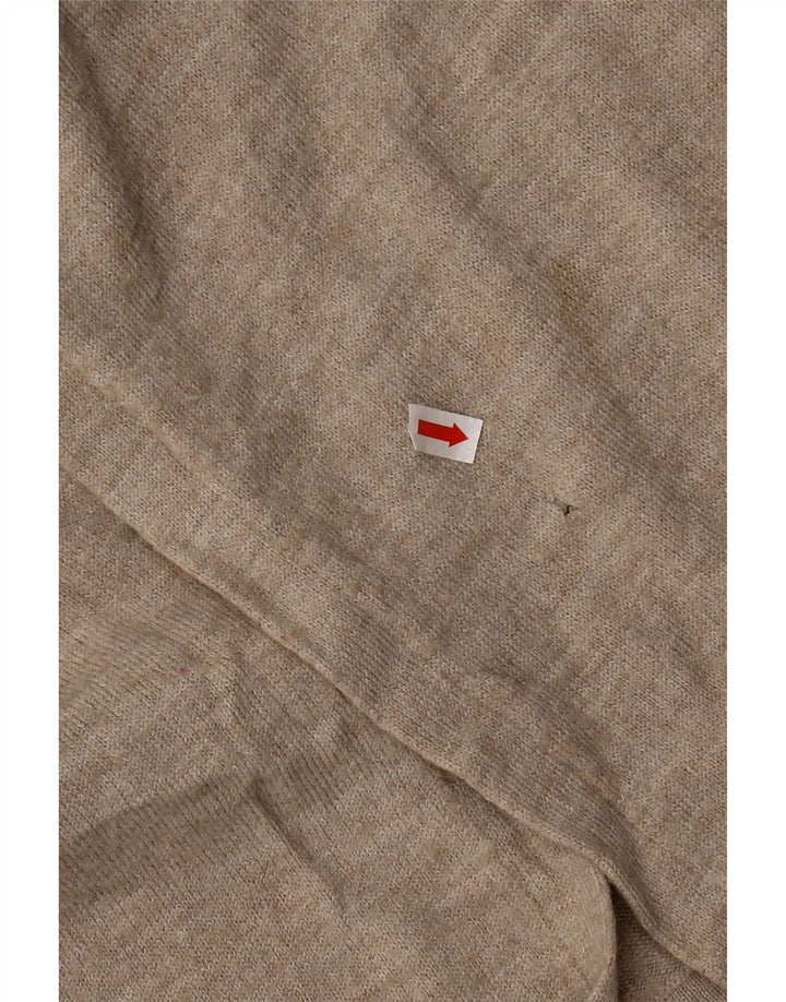 EDDIE BAUER Pulover cardigan deschis pentru femei UK 6 XS Bej Acrilic