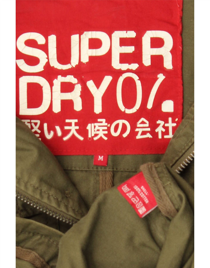 Jachetă militară Superdry pentru bărbați UK 38 Medium Khaki Bumbac