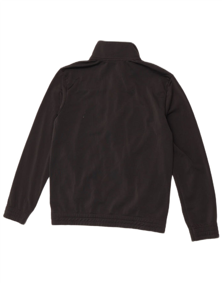 Jachetă de trening pentru băieți ADIDAS 10-11 ani, poliester negru color bloc