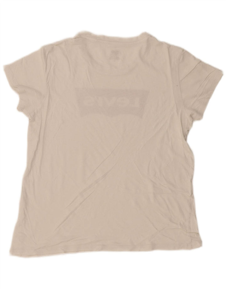 Tricou grafic Levi's pentru femei Top UK 14 Medium White