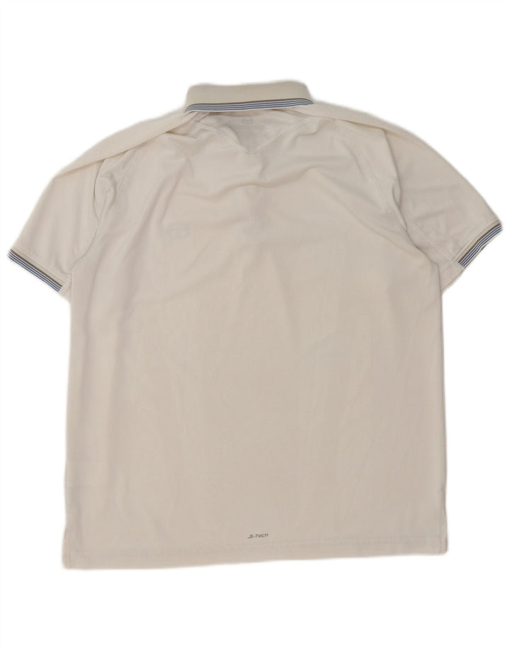 Tricou polo Sergio Tacchini pentru bărbați, XL, poliester alb