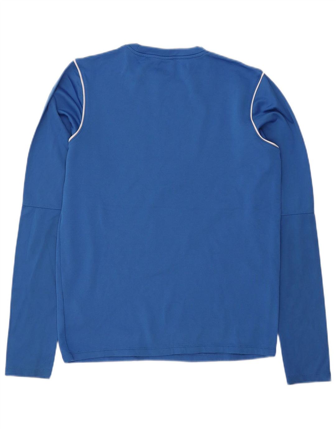 Top cu mânecă lungă NIKE Dri Fit pentru bărbați, poliester albastru mic