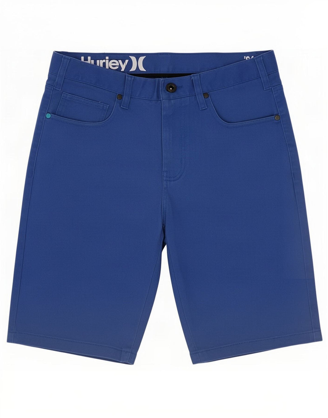 Pantaloni scurți casual Hurley pentru bărbați, mediu W30, bumbac albastru