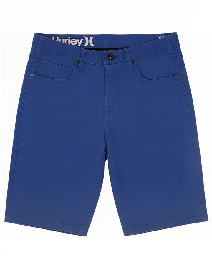 Pantaloni scurți casual Hurley pentru bărbați, mediu W30, bumbac albastru