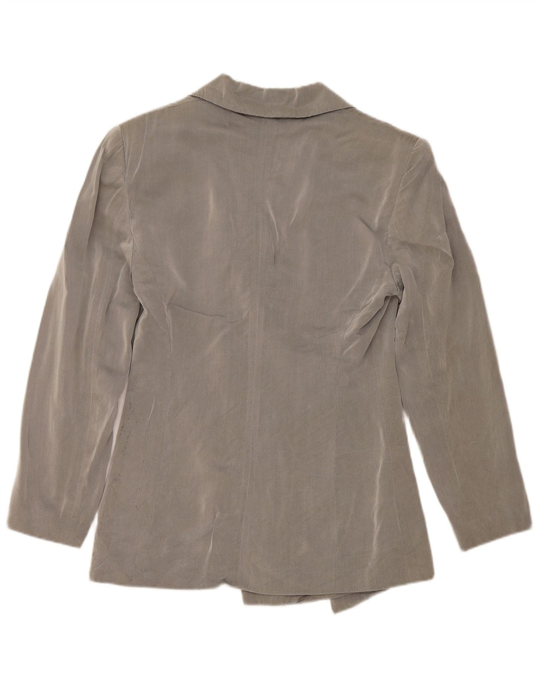 BYBLOS Mens Double Breasted Blazer Jacket IT 42 Medium Grey Viscose
